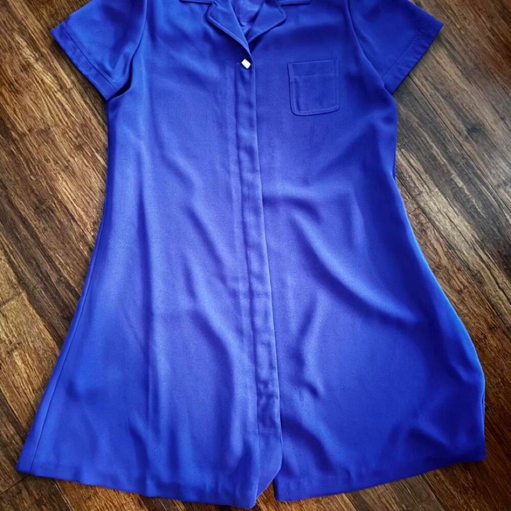 Jones-new-york Women's Blue and Purple Dress
